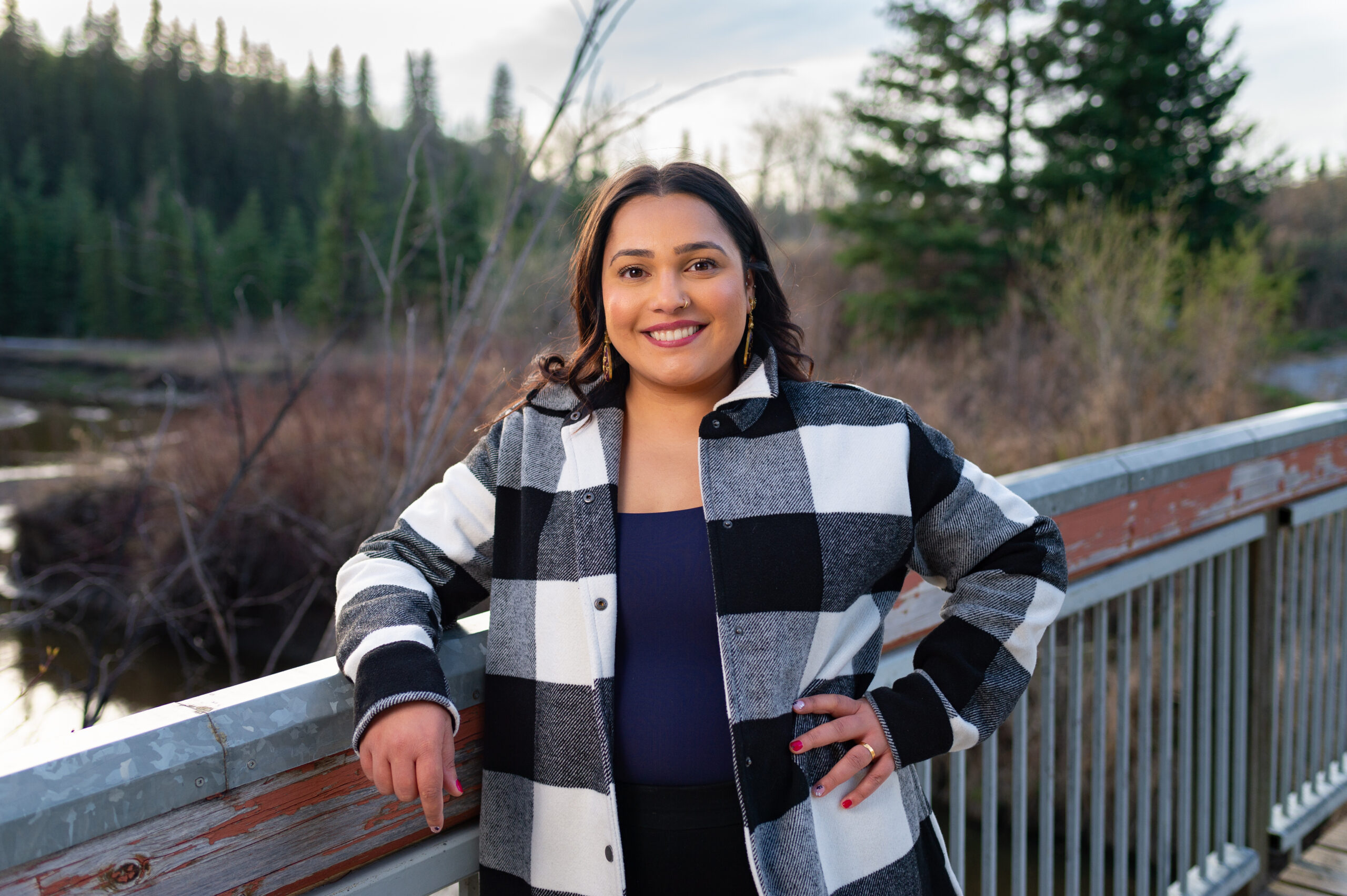 Outdoor Portrait of Female Counselling Therapist in Edmonton